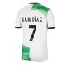 Camiseta de fútbol Liverpool Luis Diaz 7 Segunda Equipación 23-24 - Hombre